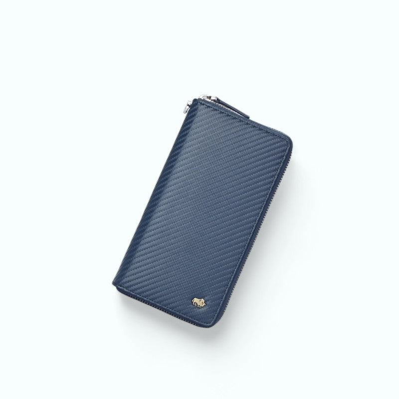 Portefeuille Homme Carbone Bleu