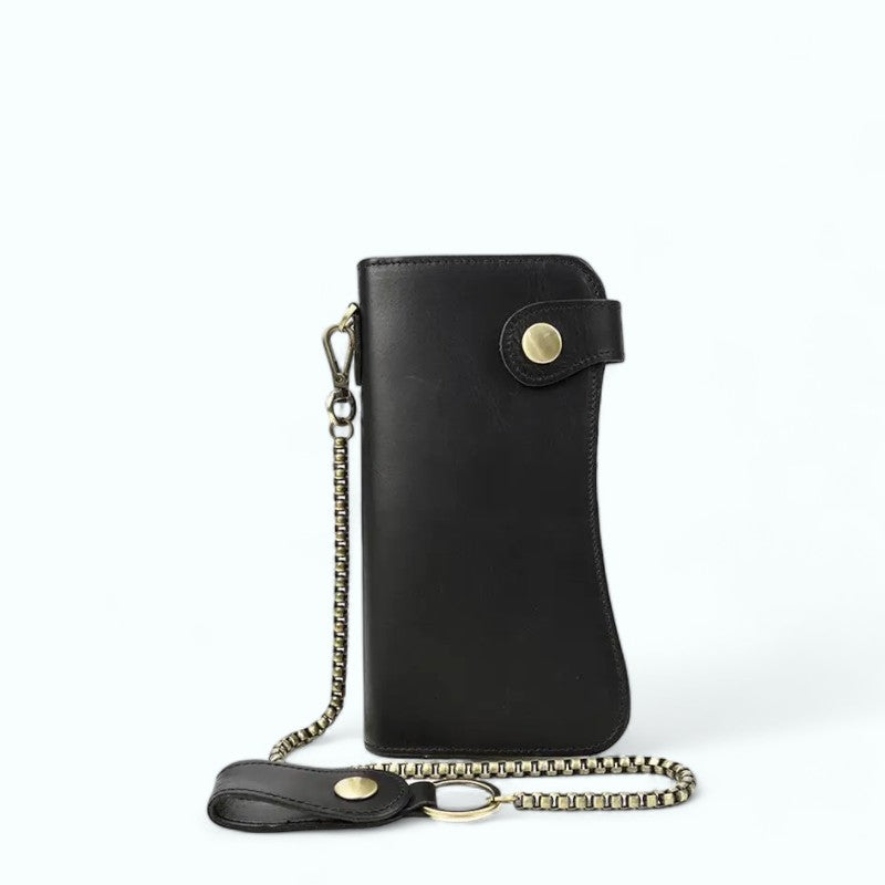 Portefeuille Homme Chaine Noir