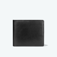 Portefeuille Homme Cuir 3 Volets Noir