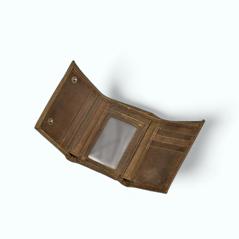 
                  
                    Portefeuille Homme Cuir avec Chaine Café
                  
                