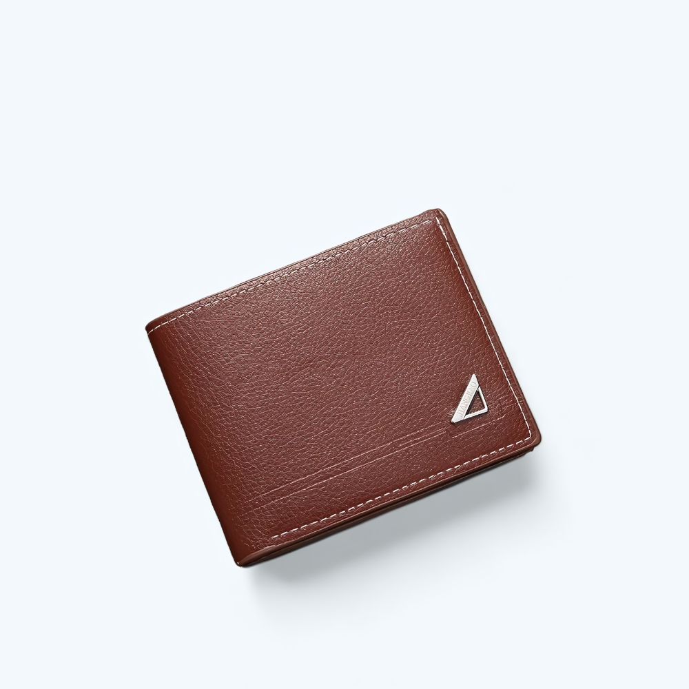 
                  
                    Portefeuille Homme Cuir Vegan Marron
                  
                