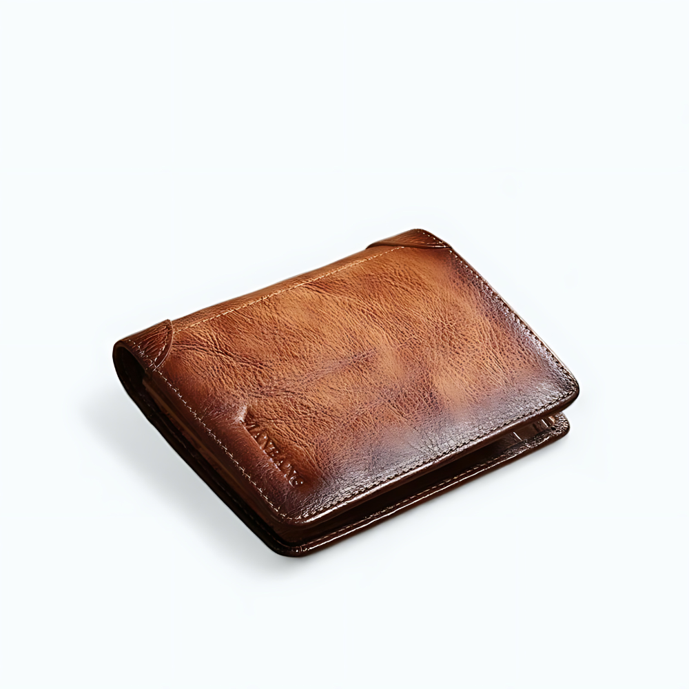 
                  
                    Portefeuille Homme Cuir Vintage Marron
                  
                