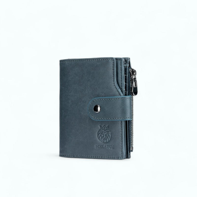 
                  
                    Portefeuille Homme Moderne Cuir Bleu
                  
                