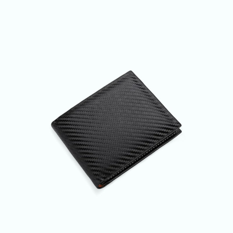 Portefeuille Homme Style Carbone Gris