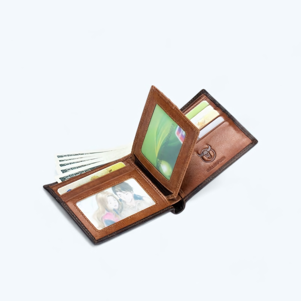 
                  
                    Portefeuille Porte Carte Homme Cuir Marron
                  
                