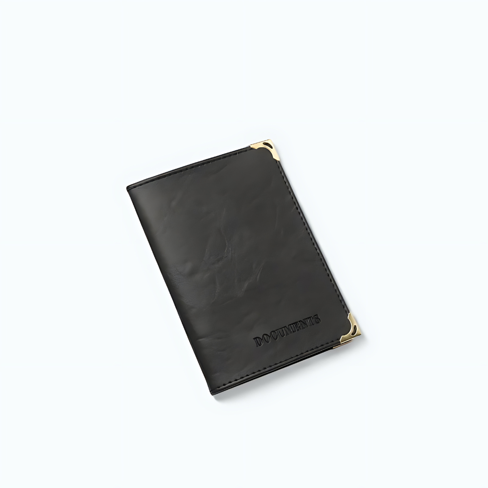 
                  
                    Portefeuille Voyage Passeport Noir
                  
                